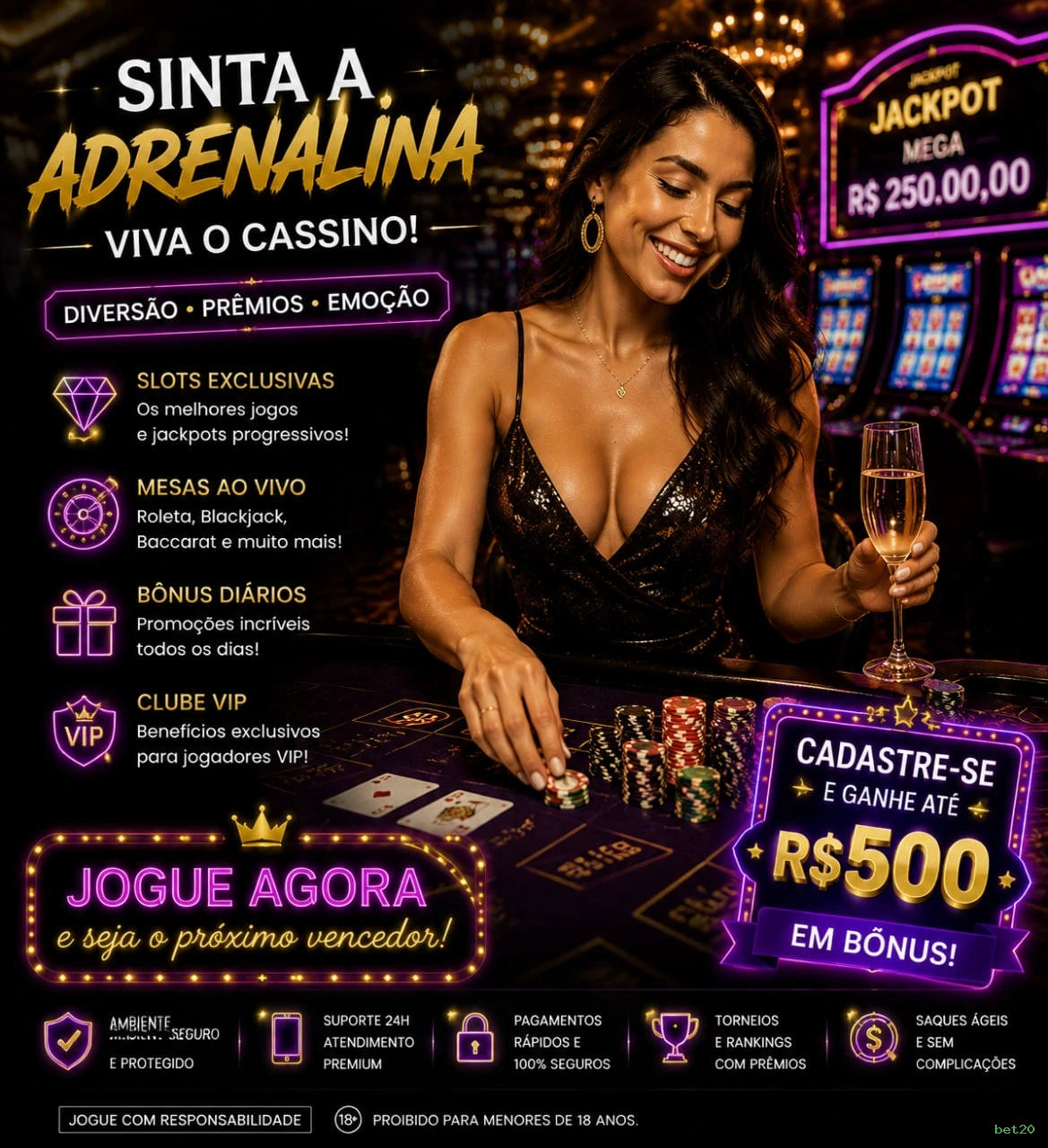 Central de dúvidas rápidas sobre o app bet20